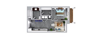 Unit A3 at Heartland View Apartments, Wentzville, MO, 63385