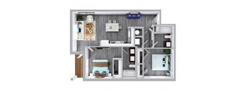 Unit B1 at Heartland View Apartments, Wentzville, MO