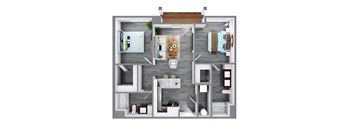 Unit B3 at Heartland View Apartments, Wentzville, Missouri