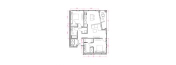 Hanover I - South C1a Floor Plan at Expo at Forest Park, St. Louis, MO