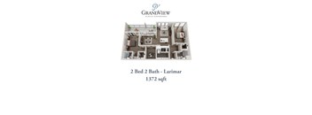 2 bed 2 bath B at GrandView Flats and Townhomes, Granger, Indiana, 46530