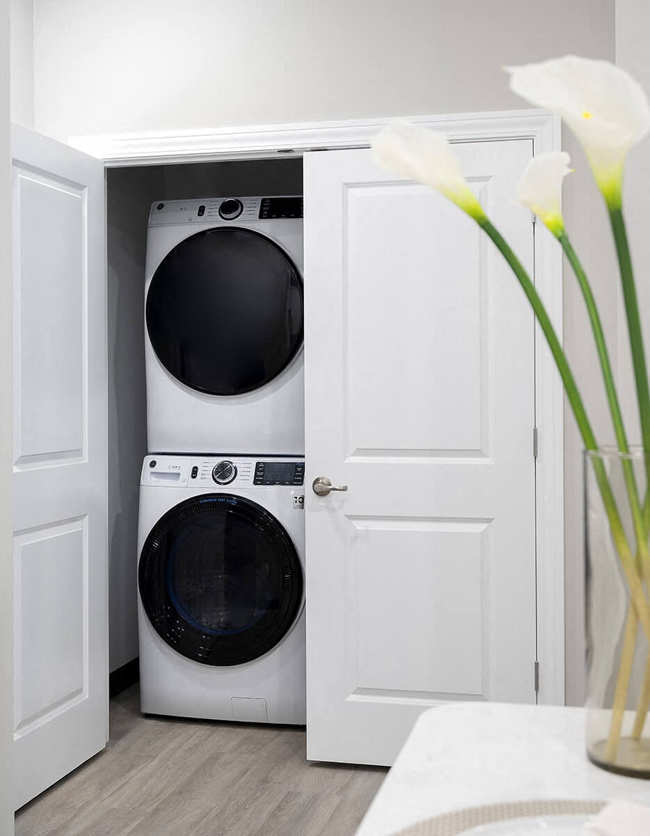 Full-Size Stackable Front Load Washer & Dryer at The Oasis at Hartman Lakes, Shiloh, 62269