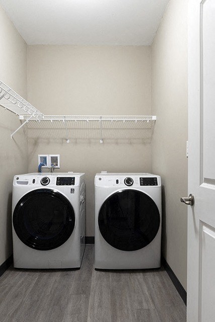 Full Size Front Load Washer and Dryer at The Oasis at Hartman Lakes, Illinois