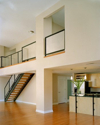 Interior Image of Apartment with 2nd floor loft
