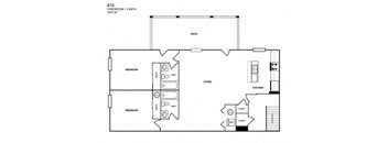 Rue Royale Loft Floor Plan at Promenade at New Town, Saint Charles