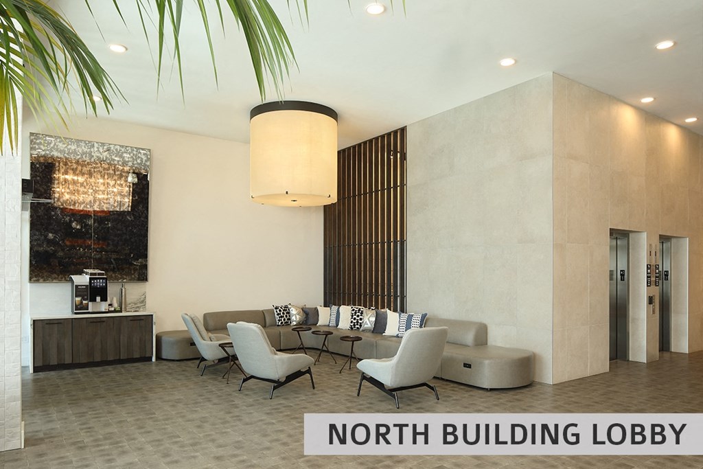 a rendering of the north building lobby  at Expo at Forest Park, St. Louis, MO
