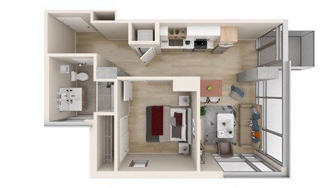 Emerson 1  Bed   1  Bath at One Foundry Way, St. Louis, Missouri