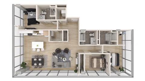 Federal 3  Bed   3  Bath at One Foundry Way, St. Louis, MO, 63110