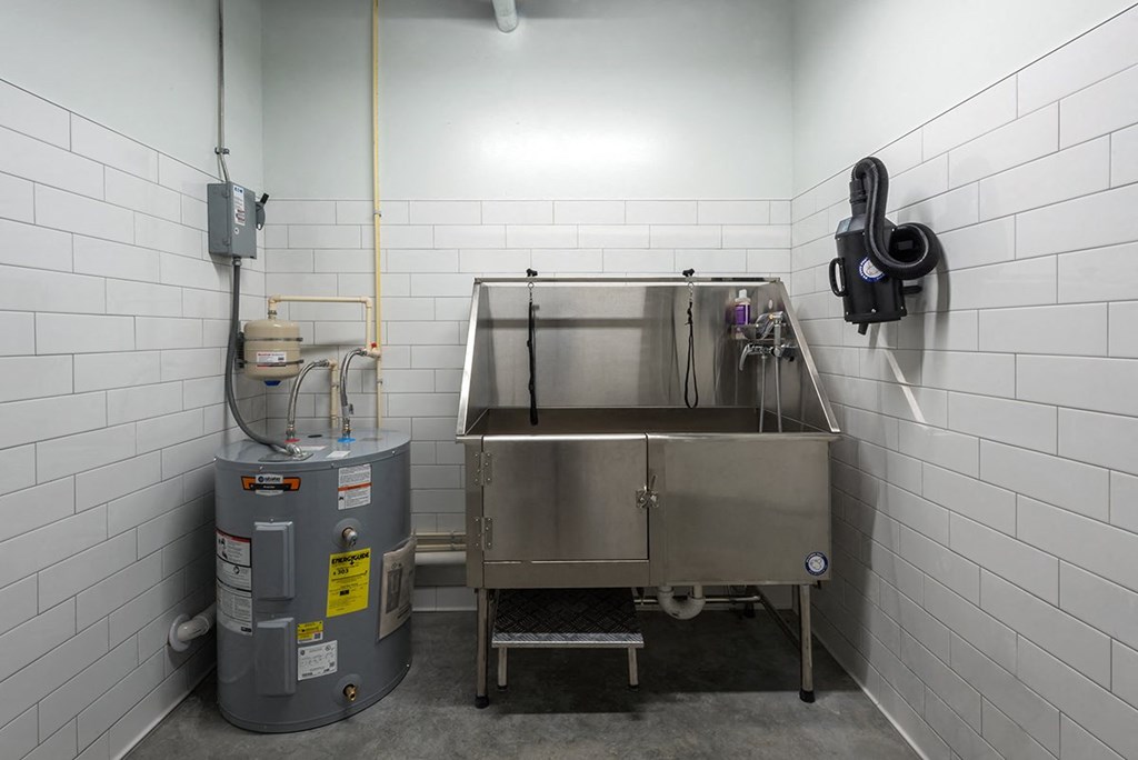 pet spa with dog washing station pet spa with dog washing station at Steelcote Square, St. Louis