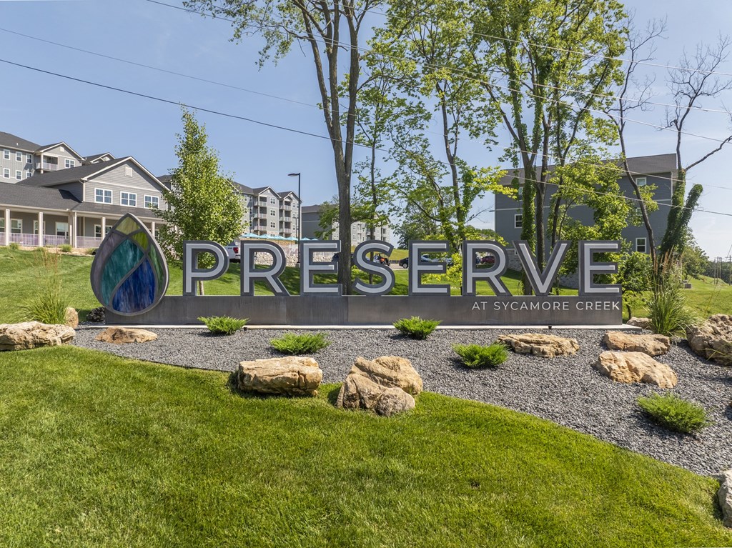 Property Signage at Preserve at Sycamore Creek, Missouri 65065
