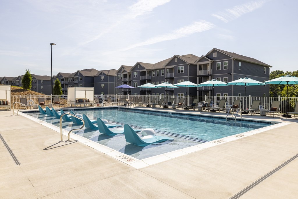 Pool With Sundecks at Preserve at Sycamore Creek, Osage Beach, MO 65065