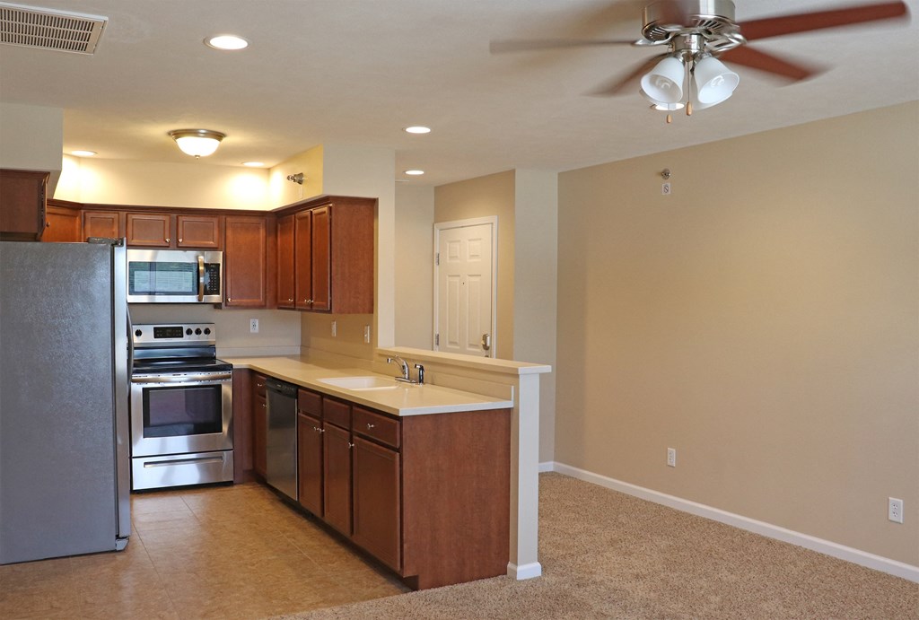 View from Living into Kitchen