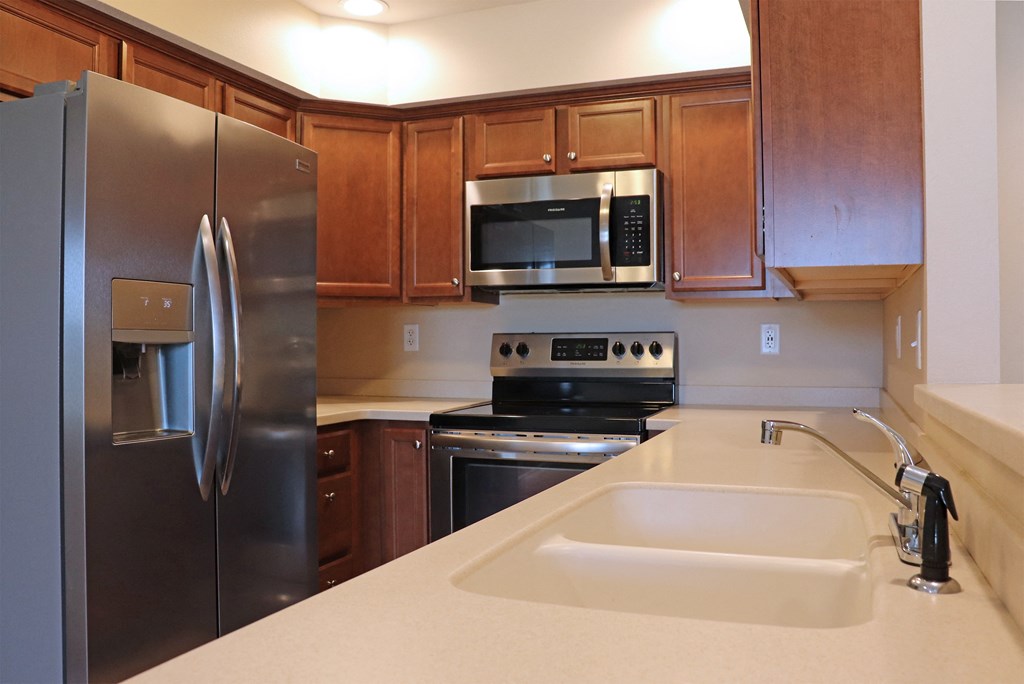 Close up of A7 Floorplan kitchen