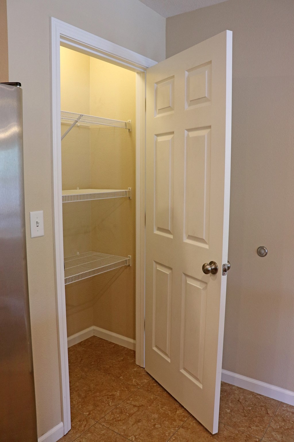 Pantry with Wire Shelves