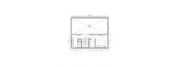 1  Bed   2  Bath   994 Sq. Ft. San Francisco Mezzanine Floor Plan at Expo at Forest Park, St. Louis, MO