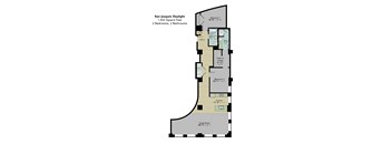 San Joaquin Daylight Floor Plan at Park Pacific, Missouri, 63103
