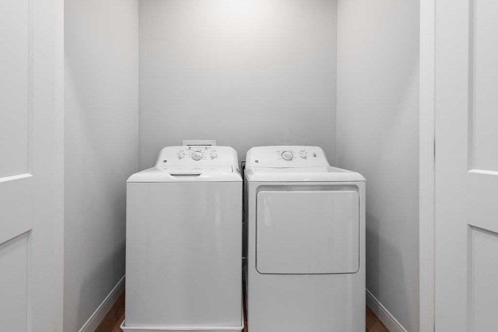 Model Laundry at The Flats & Terraces at Wildhorse Village, Chesterfield, MO 63005