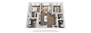 Unit D Floorplan at The Rail, St. Louis Missouri