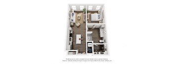 Unit F Floorplan at The Rail, Missouri