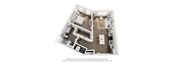 Unit H Floorplan at The Rail, St. Louis, MO 63110