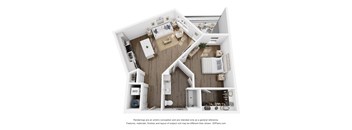 Unit K Floorplan at The Rail, St. Louis, 63110