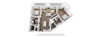Unit R Floorplan at The Rail, St. Louis, 63110