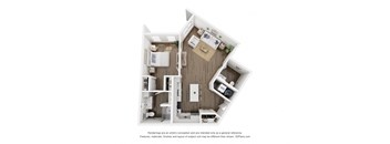 Unit S Floorplan at The Rail, Missouri
