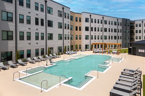 Large Swimming Pool at The Rail, St. Louis, MO