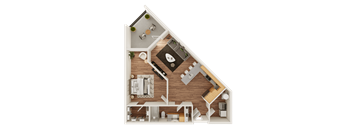 A2 Floor Plan at Timber Club, St. Peters Missouri