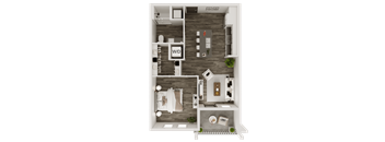 a 2103 sq ft floor plan  1 bedroom