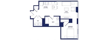 Unit 02 633sf at Two Twelve Clayton, Clayton, MO