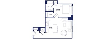 Unit 04 651sf at Two Twelve Clayton, Clayton, Missouri