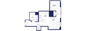 Unit 05 592sf at Two Twelve Clayton, Clayton