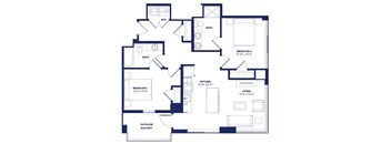 Unit 06 1003sf at Two Twelve Clayton, Missouri