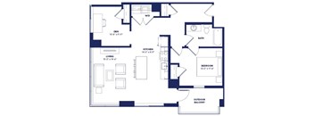 Unit 07 933sf at Two Twelve Clayton, Missouri, 63105