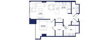 Unit 09 781sf at Two Twelve Clayton, Clayton, MO