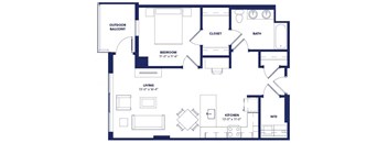 Unit 10 805sf at Two Twelve Clayton, Clayton, 63105