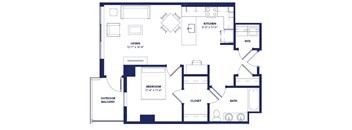 Unit 11 789sf at Two Twelve Clayton, Clayton, Missouri