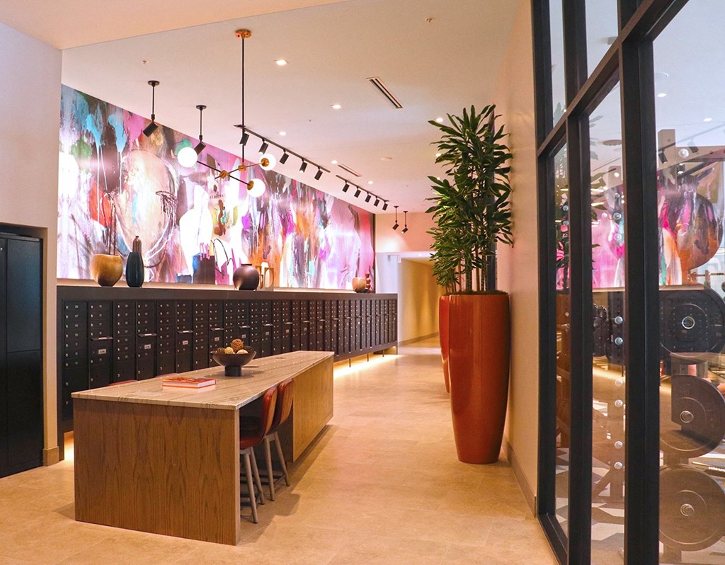 Mailroom at Wildhorse Apartments, Chesterfield