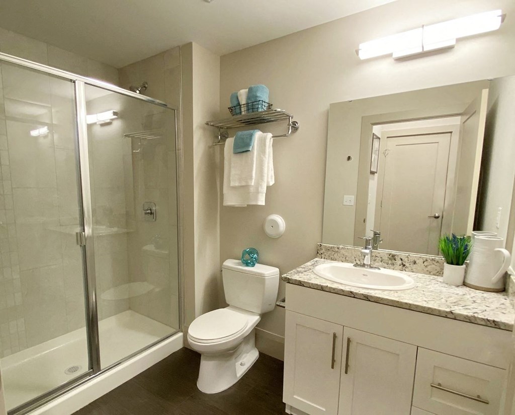 Luxurious Bathroom at Hibernia Apartments, St Louis