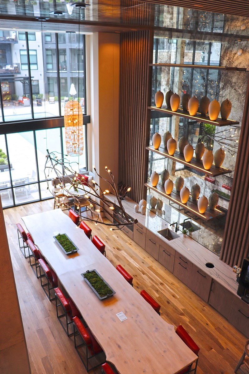 Clubhouse Lobby at Wildhorse Apartments, Chesterfield, MO, 63017