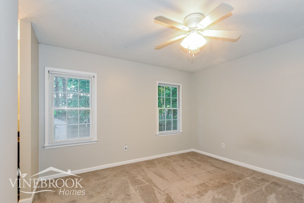 the living room is clean and ready to use