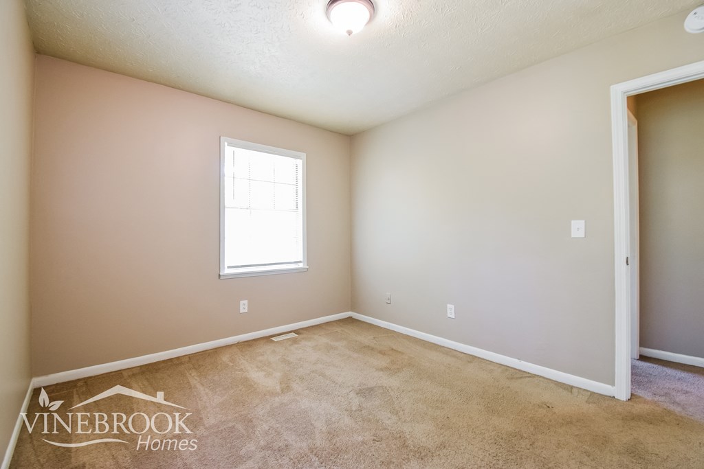the living room is clean and ready for us to move in