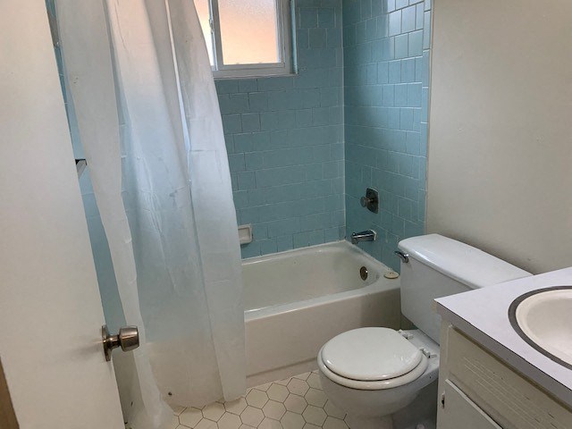 a bathroom with a toilet and a tub and a sink