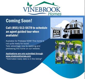 a flyer for a virtual tour of a house for viner brook homes