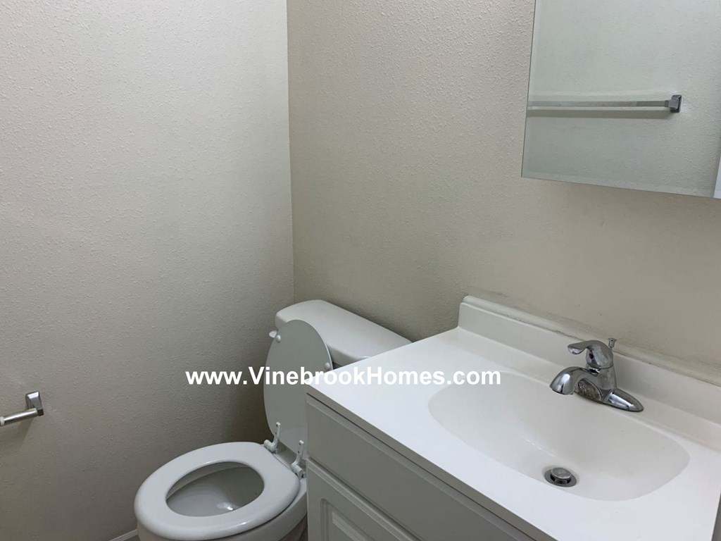 a bathroom with a toilet and a sink and a mirror