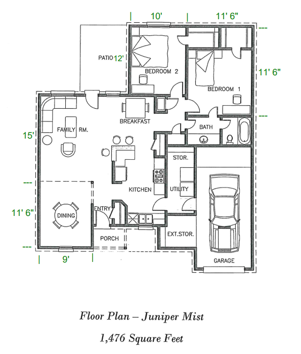 the floor plan of a house for sale