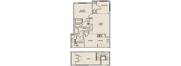 1 bedroom loft at Washington Landing in Charles Town, WV