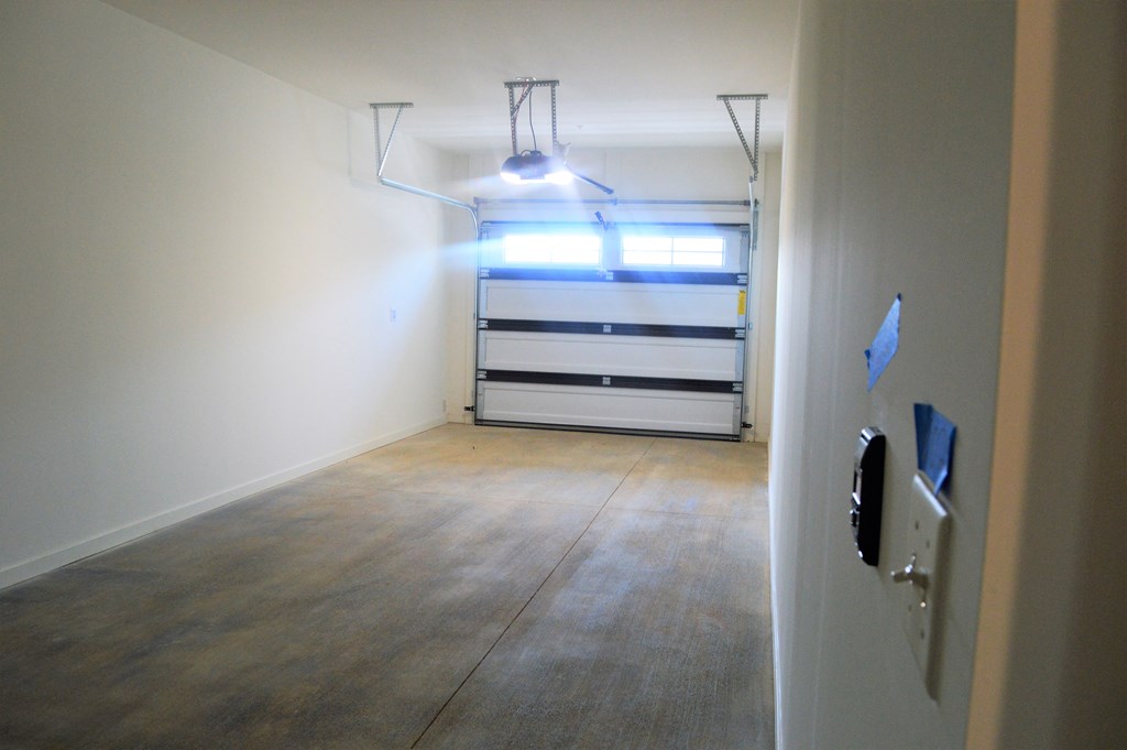 Attached garage available with select apartments