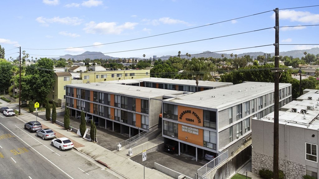 A street view of a building with a sign that reads "Bonita Ridge".